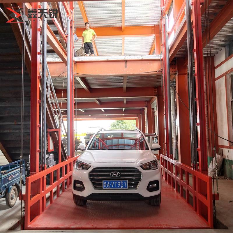 遂宁载车导轨式升降平台